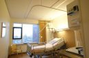 El riel se suele utilizar para separar las camas de los hospitales