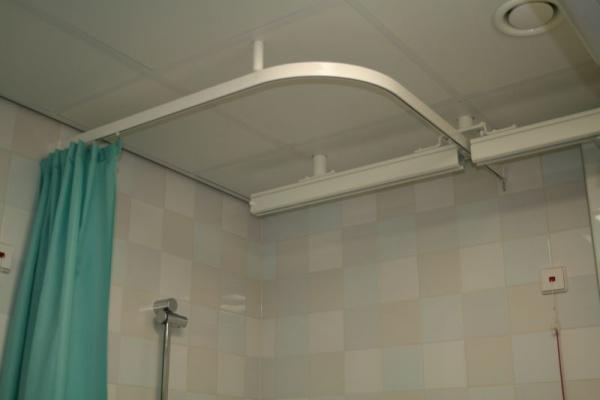Shower Curtain Rails Say Goodbye To, Shower Curtains For Track System