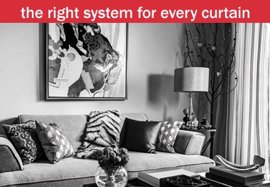 types of curtain rails