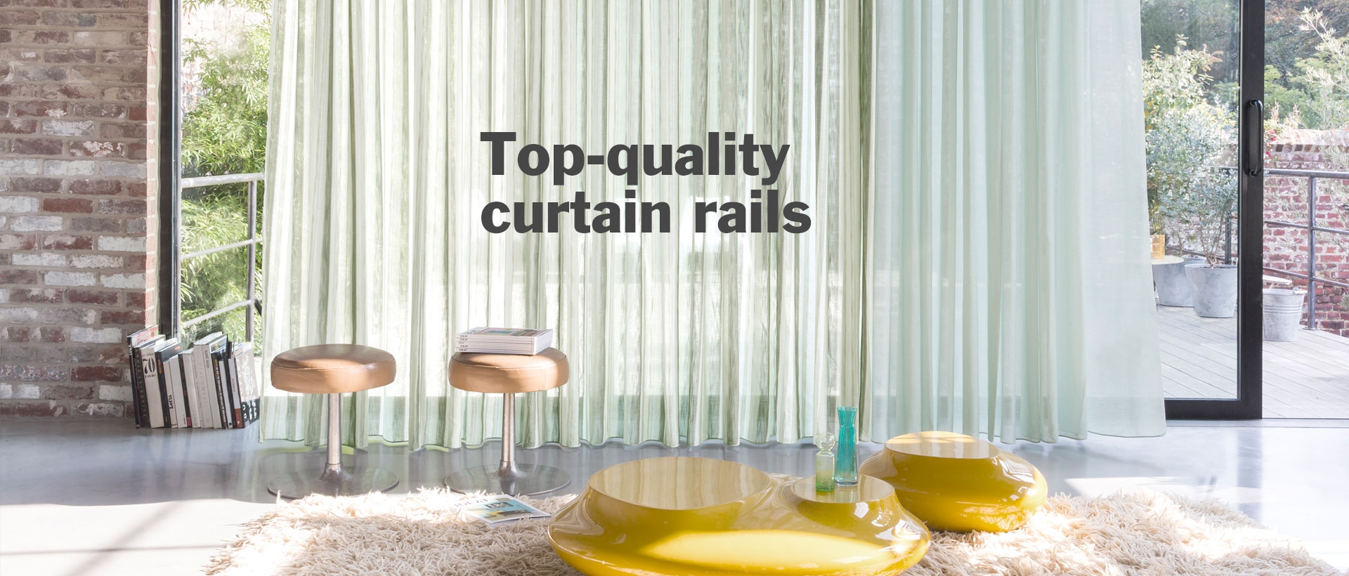 Top-quality curtain rails