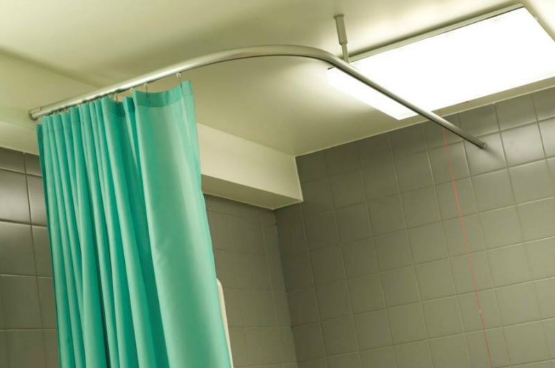 Motorized Curtain Track Roman Blinds, How To Install Hospital Curtain Track